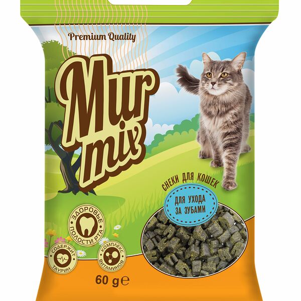 Лакомство для кошек, снеки для ухода за зубами