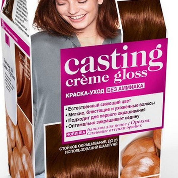 Краска для волос L'Oreal Paris Casting Creme Gloss Стойкая Без аммиака, оттенок 432 Шоколадный трюфель