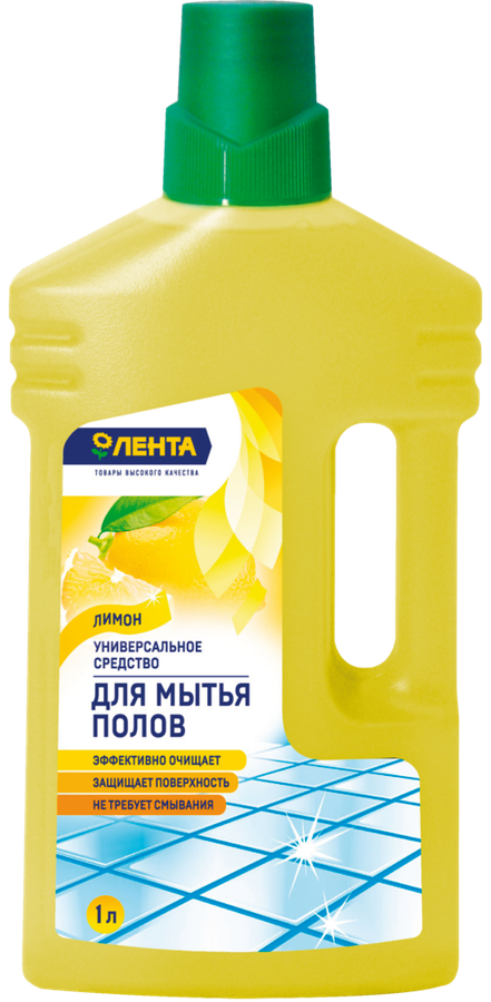 

Средство для мытья полов ЛЕНТА Лимон универсальное, 1 л