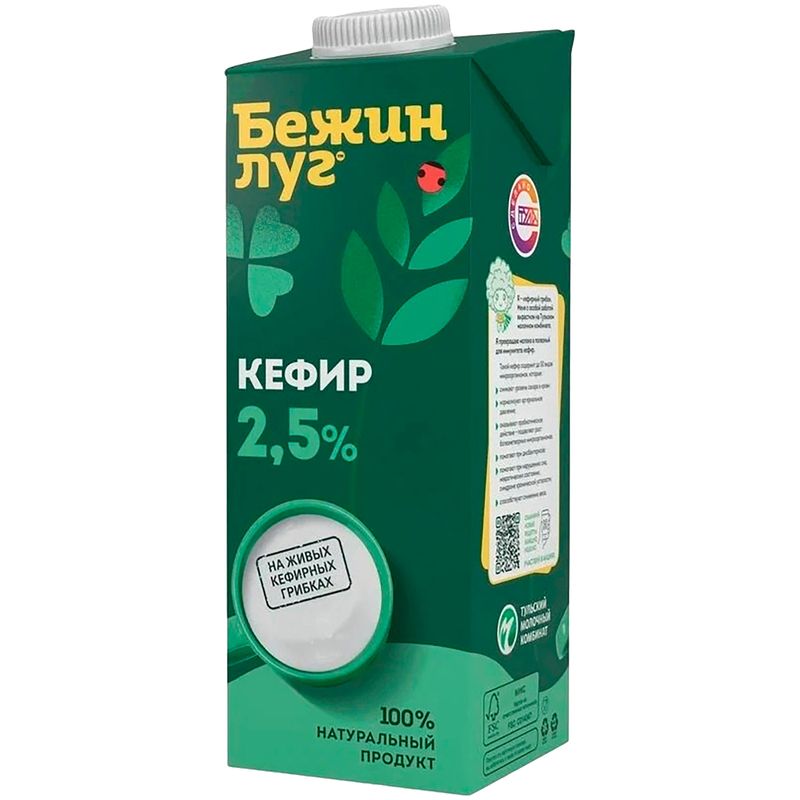 

Кефир Бежин Луг 2.5% 900 мл