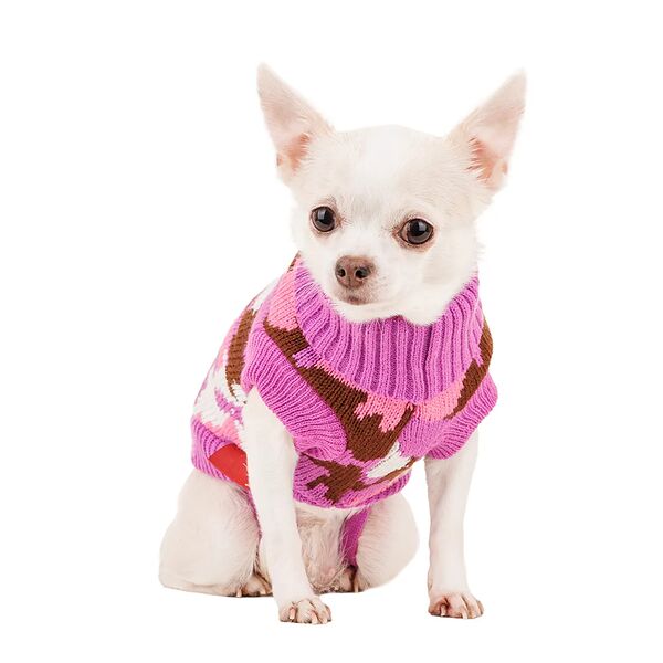Свитер для собак 20см XS розовый (унисекс)