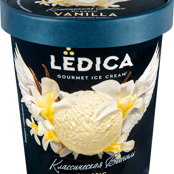 Мороженое LEDIKA Классическая ваниль пломбир 18% без змж