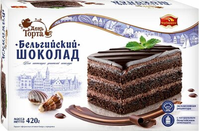 Торт День торта Бельгийский шоколад 420 г