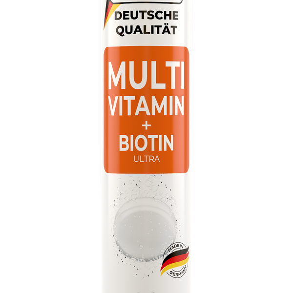 San Ultravit Мультивитамины + биотин таблетки шипучие 20 шт