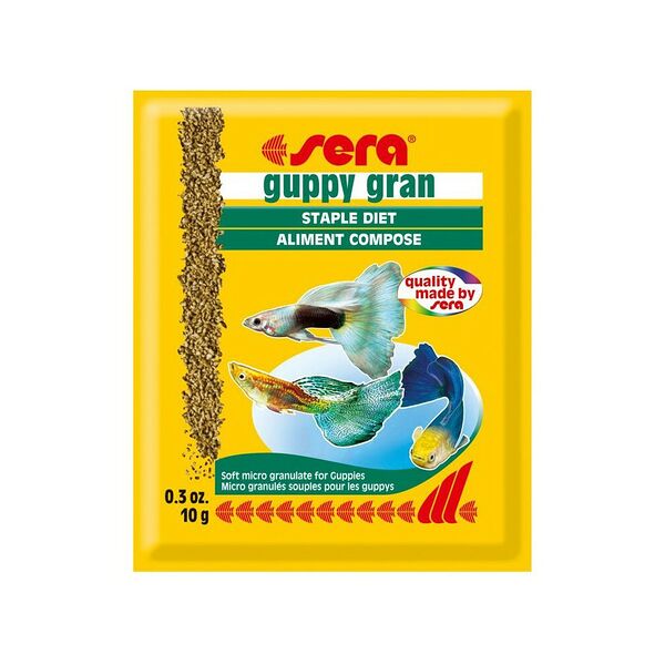 Sera Guppy Gran корм Sera для гуппи, бн.