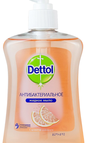 Мыло жидкое Dettol антибактериальное с ароматом грейпфрута