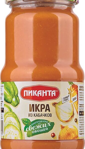 Икра Пиканта Кабачковая 450г