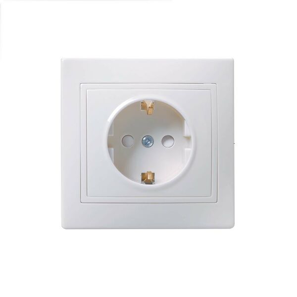 Розетка с заземлением, 16А, ИЭК Кварта