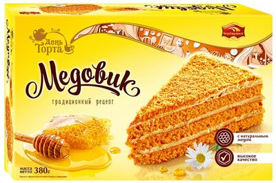 Торт Черёмушки Медовик с натуральным мёдом 380 г