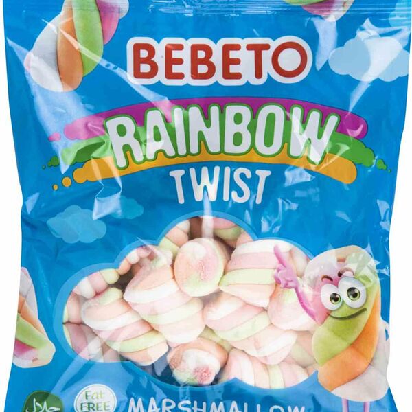 Суфле-маршмеллоу Bebeto Rainbow Twist со вкусом ванили