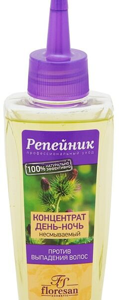 Концентрат для волос Floresan Репейник Против выпадения несмываемый 100мл