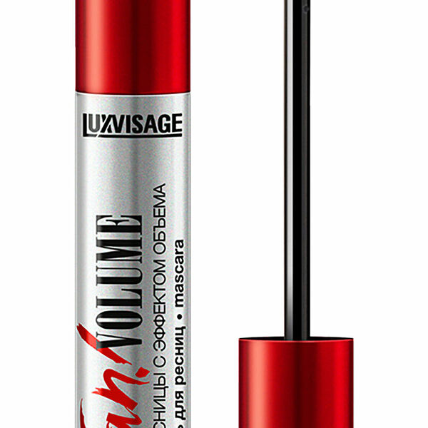 Тушь для ресниц Luxvisage Fan! Volume пышные ресницы с эффектом объема, черная