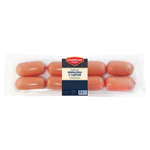Сардельки Миньоны Владимирский стандарт с сыром, 410г
