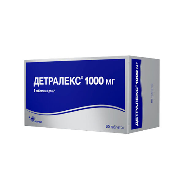 Детралекс 1000мг N60