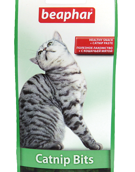 Beaphar Catnip Bits подушечки для кошек с кошачьей мятой