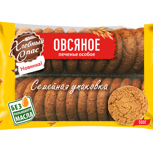 Печенье Хлебный Спас Овсяное особое