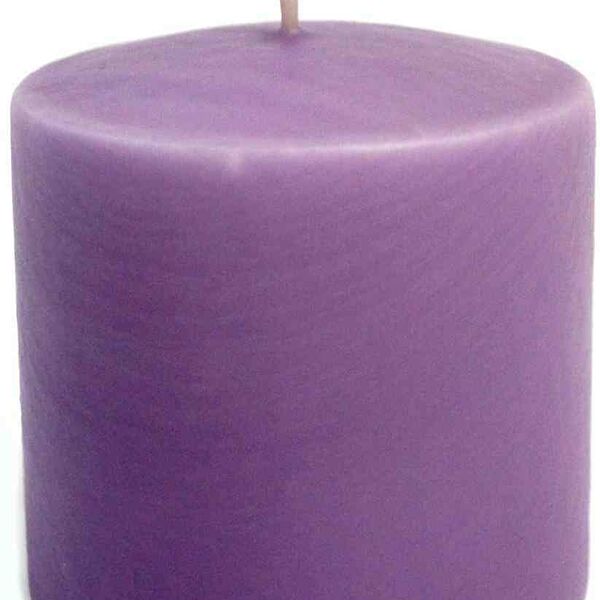 Свеча парафиновая Evis цилиндр цвет: лаванда, 60 мм