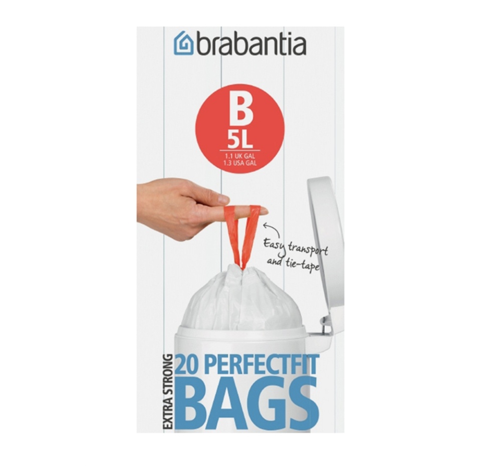 

Пакет пластиковый Brabantia B 5 л 20 шт.