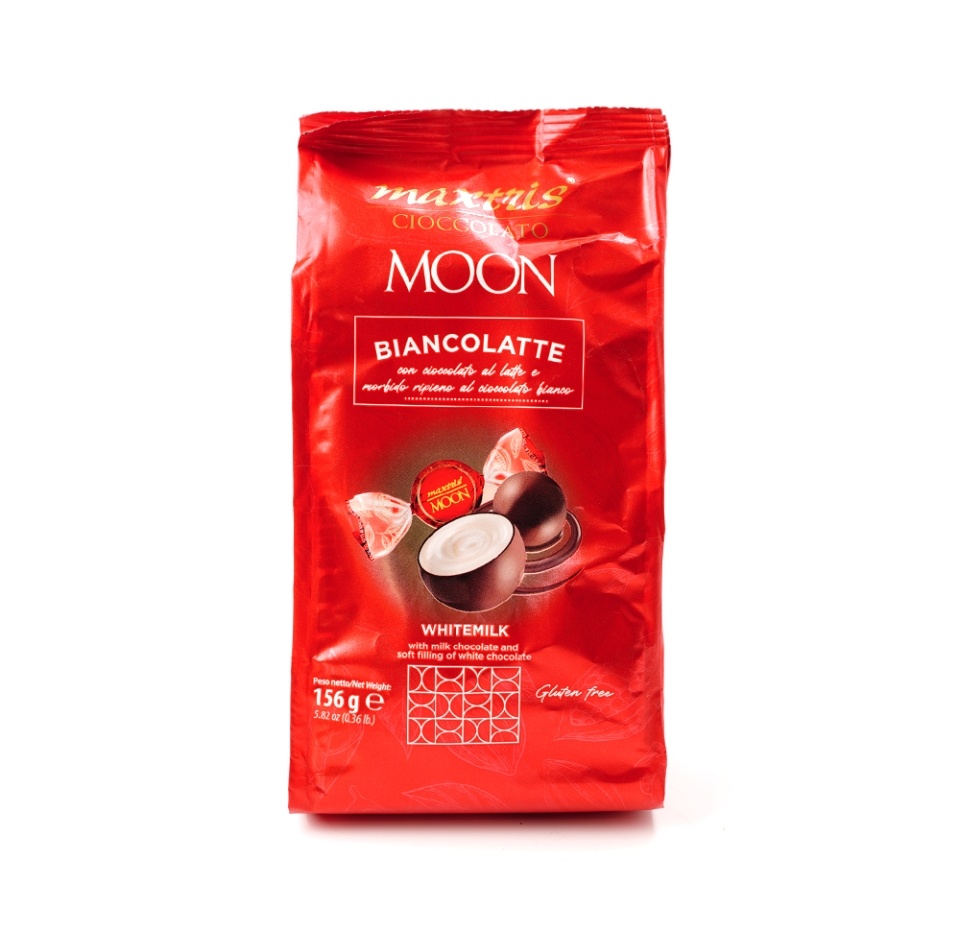 

Конфеты Maxtris Moon шоколадные с начинкой из белого шоколада 156 г