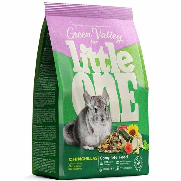 Корм для грызунов LITTLE ONE Green Valley из разнотравья для шиншилл 750 г