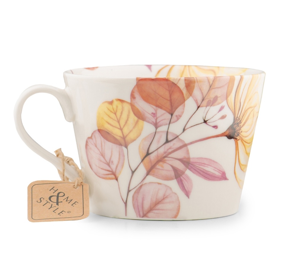 

Кружка Home & Style "Азалия", бежевая, без инд.упаковки 0.48 л Китай