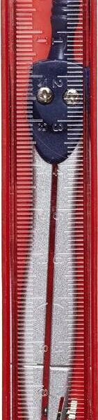 Циркуль Attache длина 115 мм, в комплекте с линейкой, пластиковый пенал