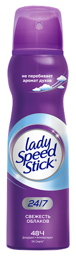 Дезодорант-антиперспирант Lady Speed Stick Свежесть облаков спрей женский