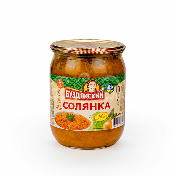Суп солянка Буздякский 500гр Овощная ст/б