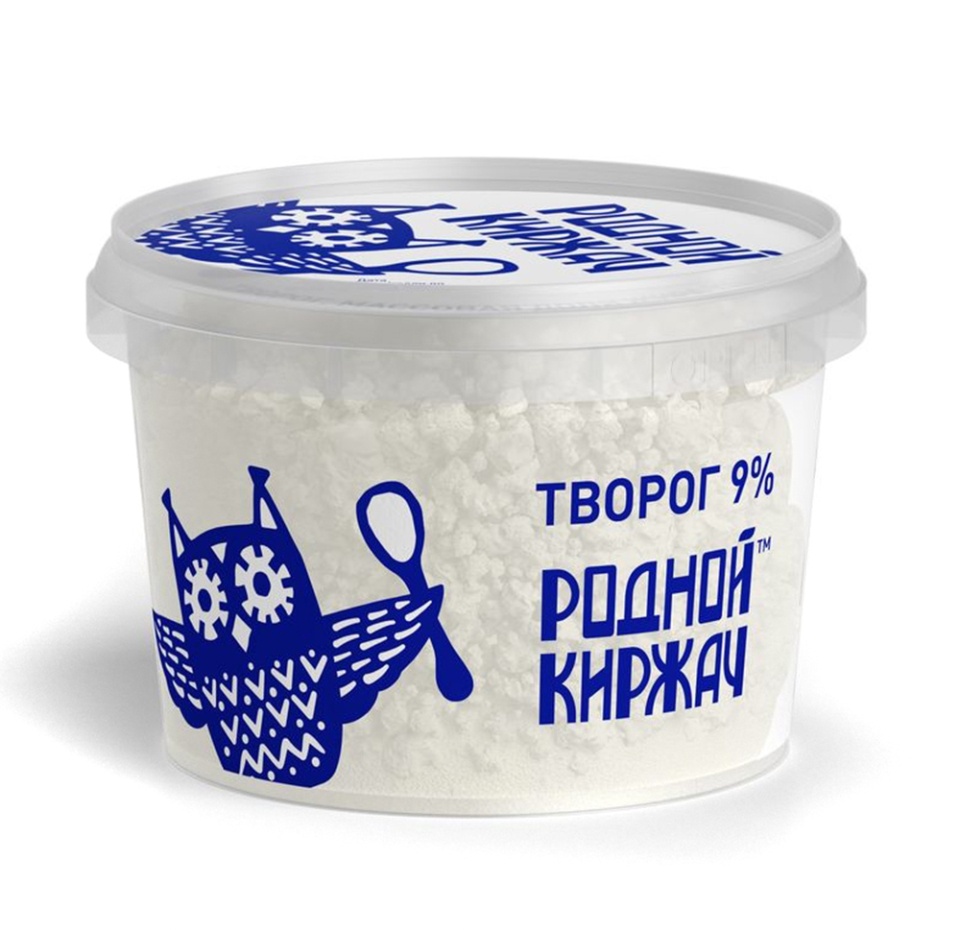 

Творог Родной Киржач 9% 230 г