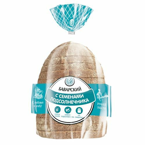 Хлеб Баварский Delavant с семенами подсолнечника, нарезка 255г