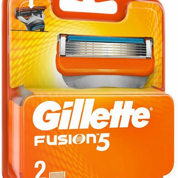 Кассеты для бритья Gillette Fusion 2шт.