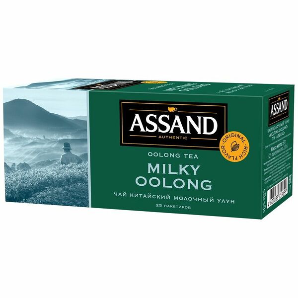 Чай Assand Milk Oolong Молочный Улун зеленый с молочным ароматом 25x2г
