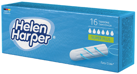 Тампоны Helen Harper Super plus безаппликаторные 16 шт