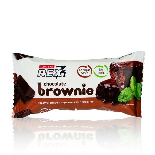Пирожное Protein Rex Brownie классическое протеиновое 50 г