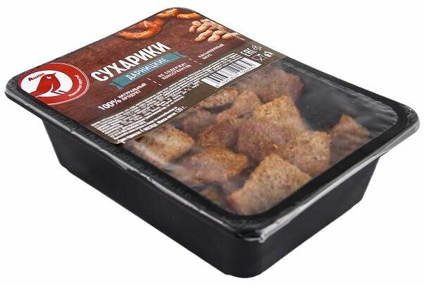 Сухарики Ашан Красная Птица Дарницкие