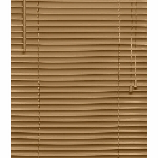 Жалюзи Эскар, горизонтальные, кассетные, бежевые, пластик, 50x160 см