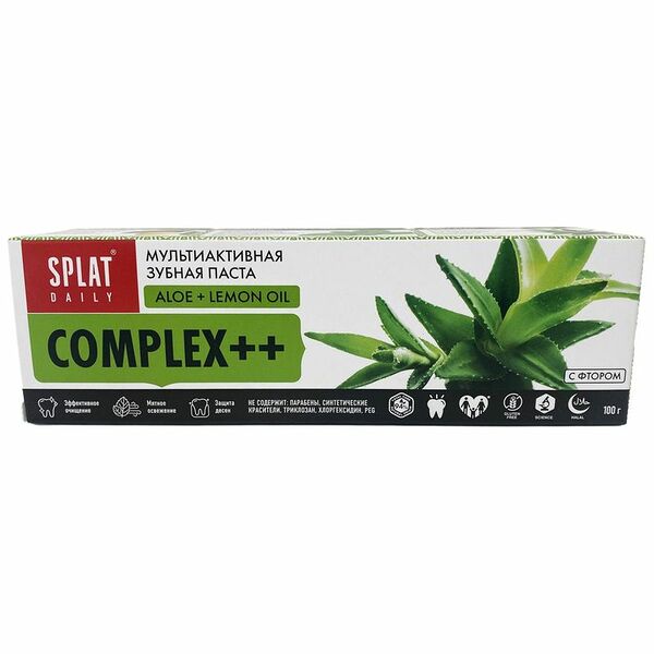 Зубная паста Splat Daily Complex++ комплексная, 100г