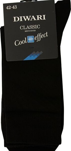 Носки мужские Diwari Classic Cool Effect 7C-23СП черные р.42-43
