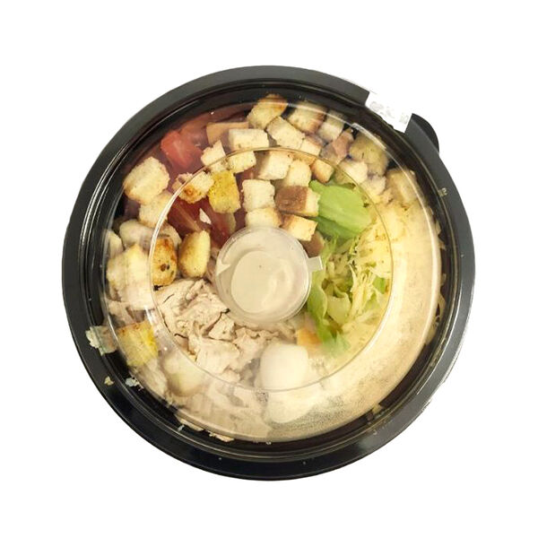 Салат из цыпленка с пряной морковью и фасолью