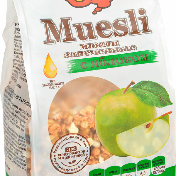 Мюсли Ого Запеченные с яблоком