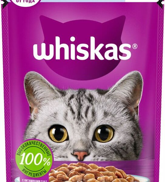Влажный корм для кошек Whiskas 
