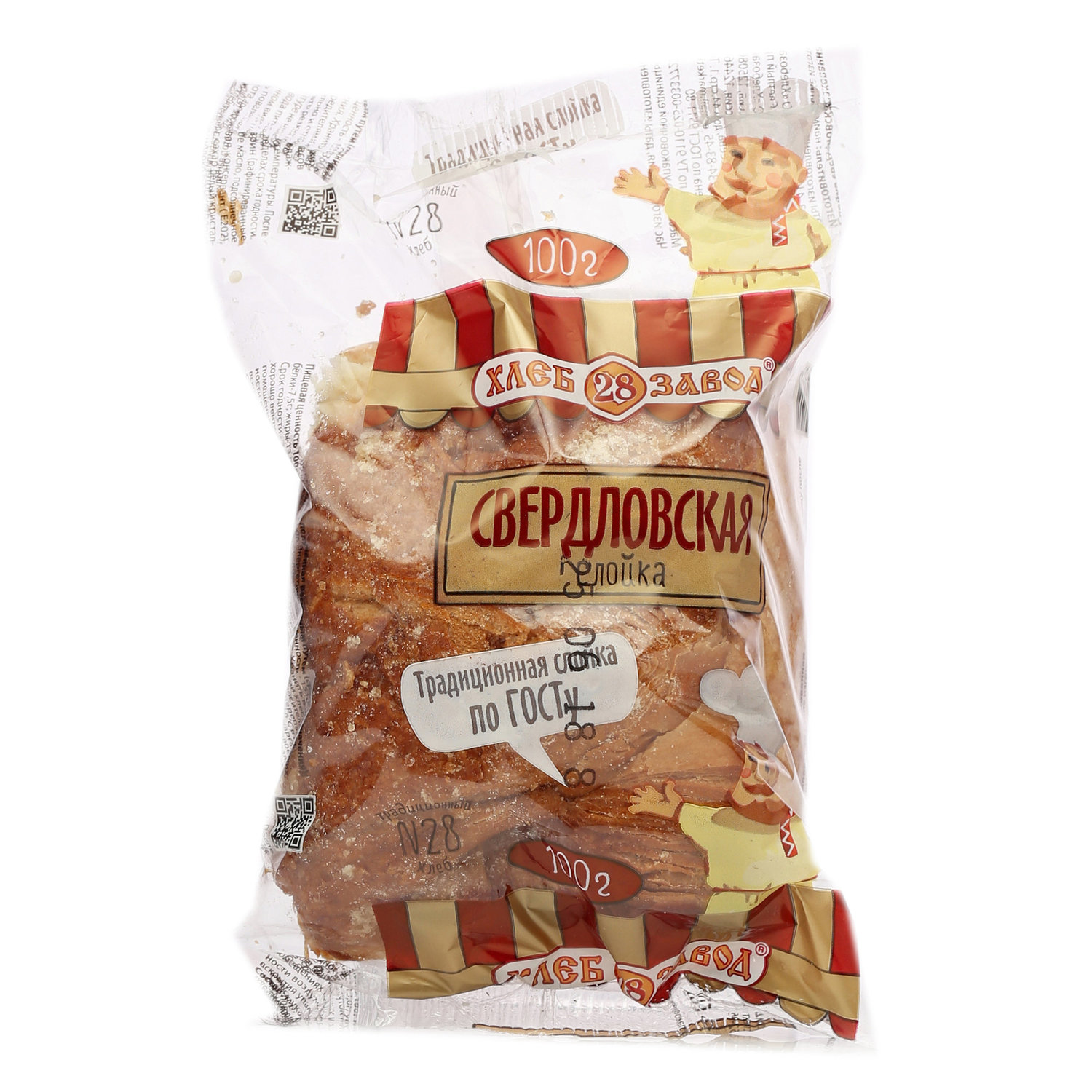 

Слойка Хлебозавод № 28 Свердловская 100 г дизайн упаковки в ассортименте