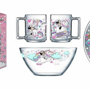 Набор для завтрака Disney Минни и Единорог, 3 предмета