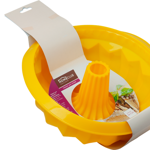 Форма для выпечки Homeclub delice кекс 26x9см, круглая, силикон, в ассортименте арт. B-12014L