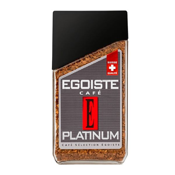 Кофе растворимый Egoiste Platinum сублимированный ст/б 100г