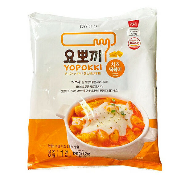 Рисовые палочки Токпокки с сыром в пачке 120 г