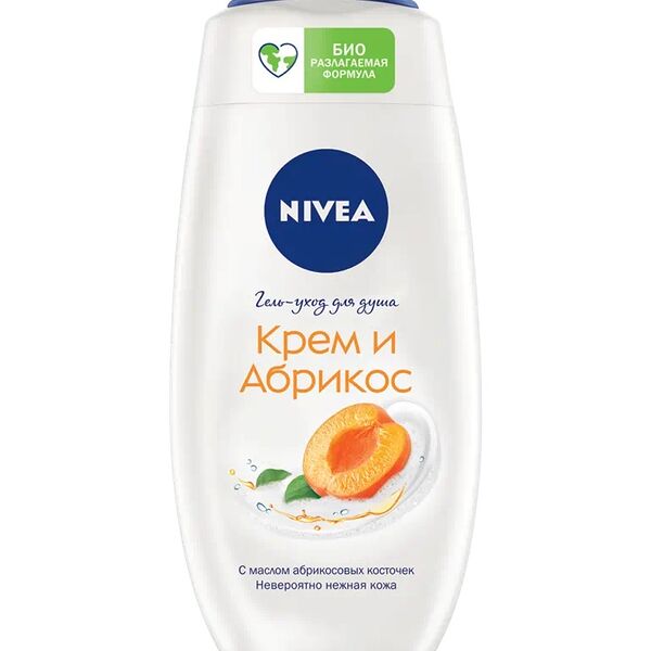 Гель-уход для душа Nivea Крем абрикос