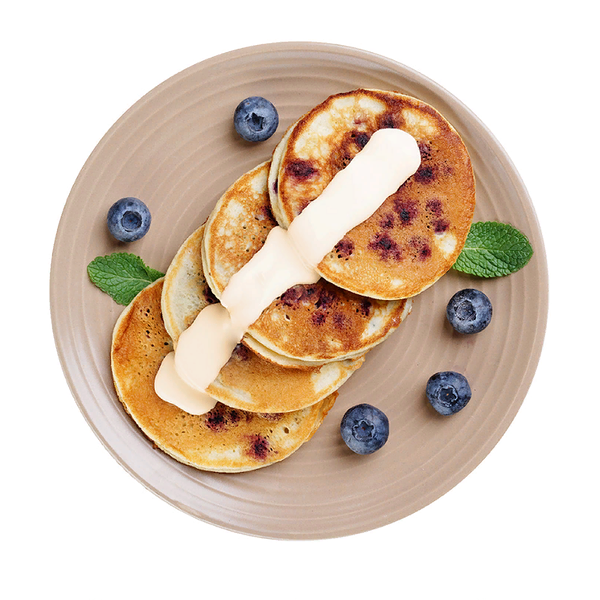 Панкейки черничные с творожным кремом, Уже Готово, 4-5 шт в наборе