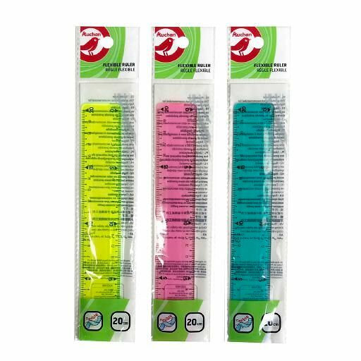 Линейка гибкая Ашан Красная птица 20 см, 1шт, в ассортименте