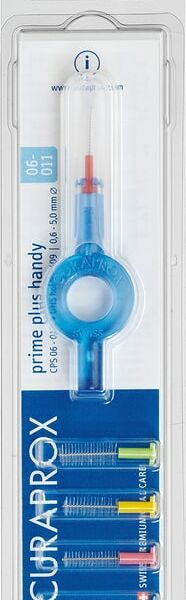 Набор для гигиенического ухода Curaprox Set Plus 5 ершиков CPS 06, 07, 08, 09, 011 с держателем UHS 409